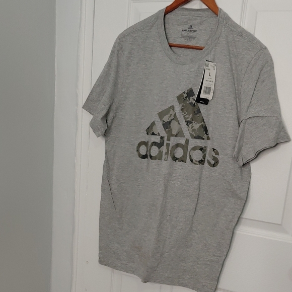 adidas Other - Adidas Camo Logo Gray Men's Tee